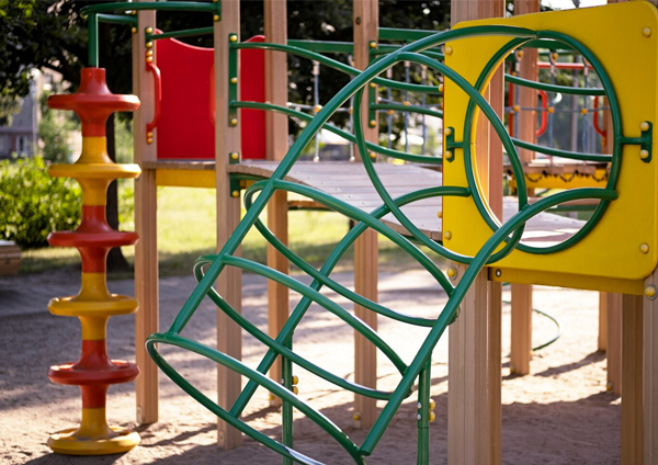 Children playing outdoors